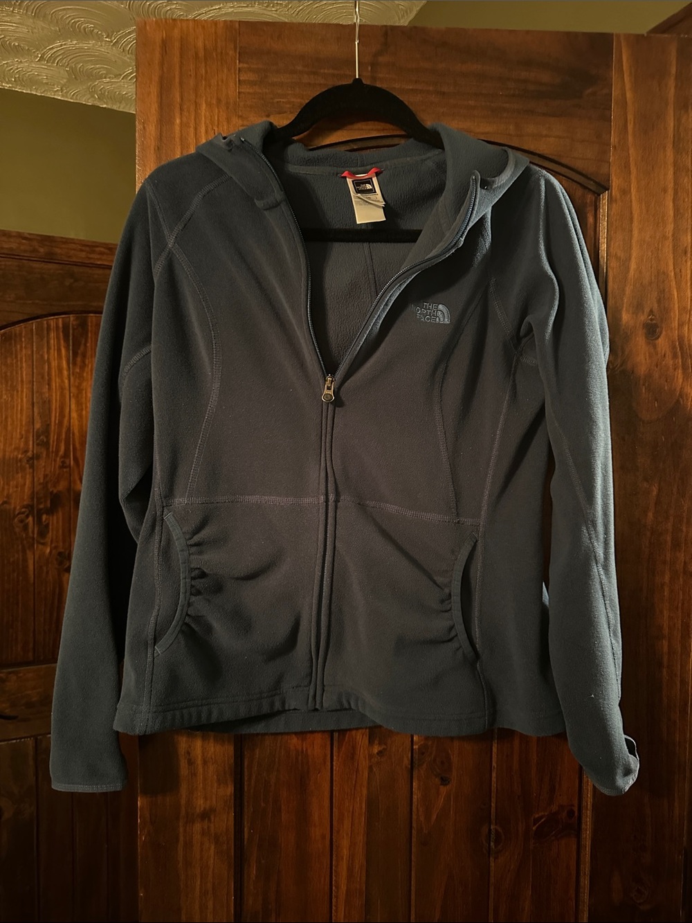North Face fleece zip up hoodie